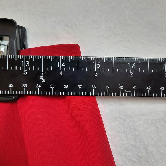 Evan-Picone 2 Piece Suit Blazer & Skirt Red Size 8P Work Career Professional - Picture 16 of 16